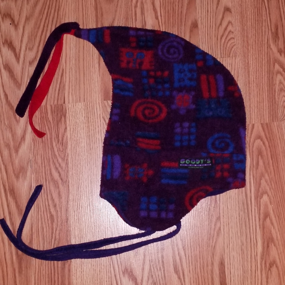 Vintage 90's Goody's Ski Hat Fleece Snowboard Hat